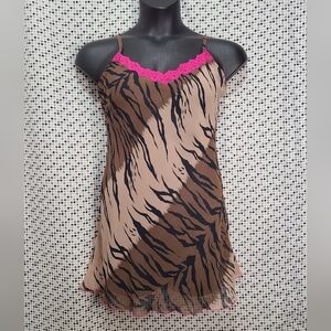 Y2K Josie Chiffon Slip Dress Size Sm